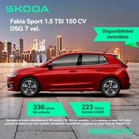ŠKODA Fabia Gasolina 1.5 TSI 150cv DSG Selection Nuevo en la provincia de Malaga - Dismoauto img-1