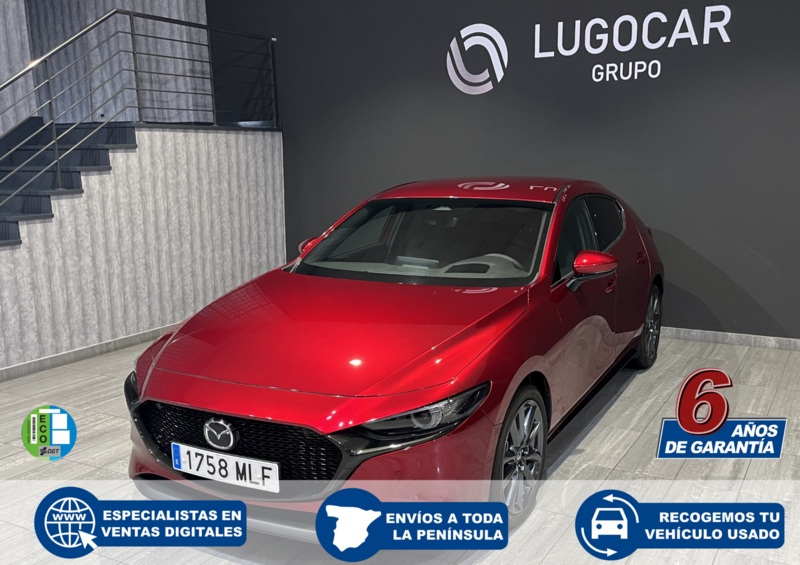 Mazda Mazda3 Gasolina 2.0 e-SKYACTIV-G 122cv Exclusive-Line Km 0 en la provincia de La Coruña - Niponcar img-1