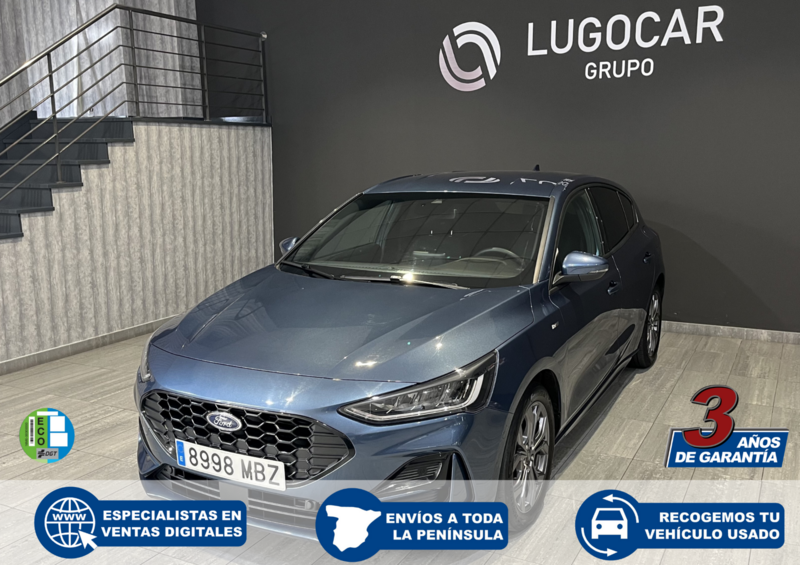 Ford Focus Gasolina 1.0 Ecoboost 125cv MHEV ST-Line Seminuevo en la provincia de Lugo - Lugo Motor img-1
