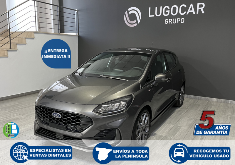 Ford Fiesta Gasolina 1.0 EcoBoost MHEV 125cv ST-Line Km 0 en la provincia de Lugo - Lugo Motor img-1