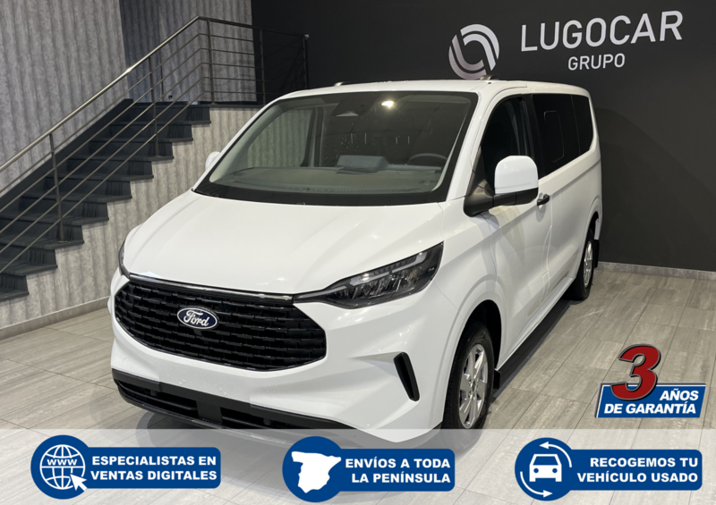 Ford Transit Custom Diésel Kombi 2.0 EcoBlue 110kW 320 L2 Trend Km 0 en la provincia de Lugo - Lugo Motor img-1